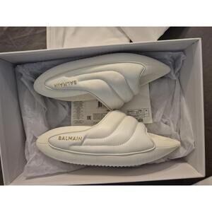 Balmain White Slip Ons US Size 6 Womens